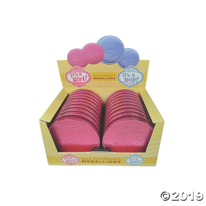 Fort Knox It's A Girl! Chocolate Medallions (20 Piece(s))