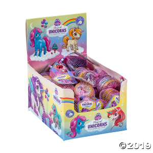 Bulk Unicorn Milk Chocolate Coins - Box of 36 Bags (277 Piece(s))