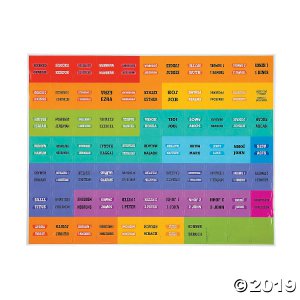 Books of the Bible Tabs for Kids (24 Sheet(s))