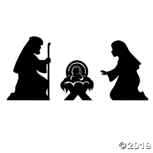 Nativity Silhouette Cutouts (1 Unit(s))