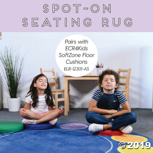ECR4Kids Spot-On Seating Rug - 7.5ft x12ft Rectangle (1 Piece(s)) ECR4Kids Spot-On Seating Rug - 7.5ft x12ft Rectangle (1 Piece(s))