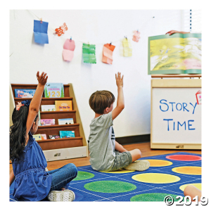 ECR4Kids Spot-On Seating Rug - 7.5ft x12ft Rectangle (1 Piece(s)) ECR4Kids Spot-On Seating Rug - 7.5ft x12ft Rectangle (1 Piece(s))