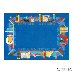 Read To Succeed® Classroom Rug - 3 ft. 10 x 5 ft" (1 Piece(s))