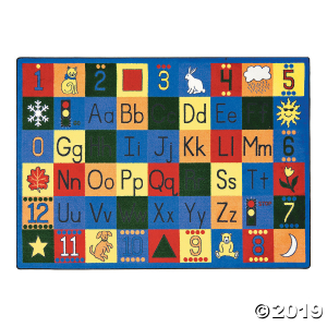 Around The Block® Classroom Rug - 5 ft. 4 x 7 ft. 8" (1 Piece(s))