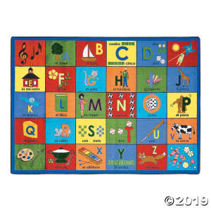 Bilingual Phonics® Classroom Rug - 5 ft. 4 x 7 ft. 8" (1 Piece(s))
