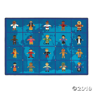 Reach Across The World® Classroom Rug - 5 ft. 4 x 7 ft. 8" (1 Piece(s))