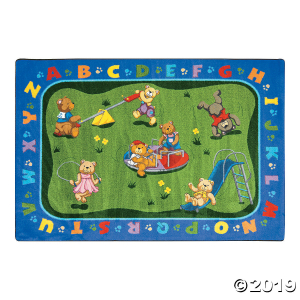 Teddy Bear Playground® Classroom Rug - 3 ft. 10 x 5 ft" (1 Piece(s))
