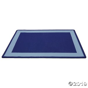 Two-Tone Area Rug 6ft x 9ft Rectangle - Blue (1 Unit(s))