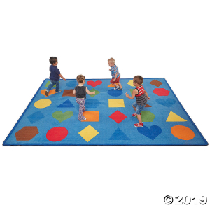 Lots of Shapes Seating Rug - 6ft x 9ft Rectangle (1 Unit(s))