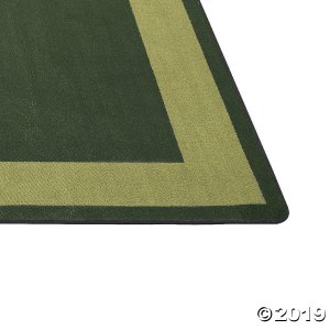 Two-Tone Area Rug 6ft x 9ft Rectangle - Green (1 Unit(s))