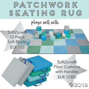 Patchwork Seating Rug - Contemporary 6ft x 9ft Rectangle (1 Unit(s))