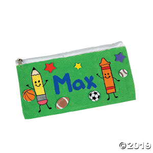 Canvas Pencil Cases (Per Dozen)