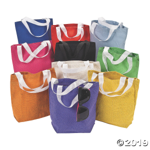 Mini Canvas Tote Bag Assortment (50 Piece(s))