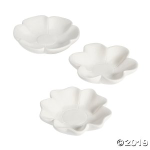 Ceramic DIY Mini Flower Bowls (Per Dozen)