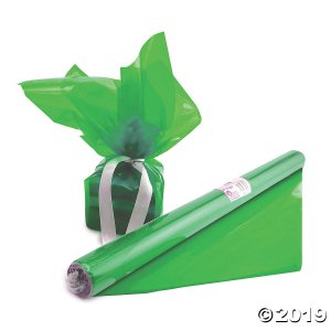 Hygloss® Cello-Wrap Roll, Green, 6 Rolls (6 Piece(s))