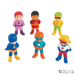 Ceramic DIY Superhero Figurines (Per Dozen)