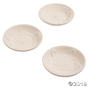 Ceramic DIY Mini Animal Bowls (Per Dozen)