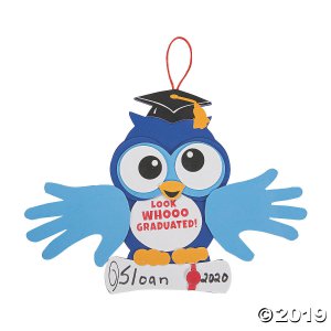 Elementary Graduation Owl Handprint Craft Kit (Makes 12)