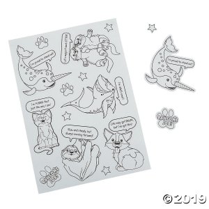 Color Your Own Positive Pals Stickers (30 Sheet(s))