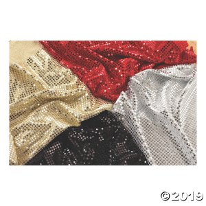 Learning Advantage® Sequins Fabric, 3.3' x 3.2', 4 pieces (1 Piece(s))