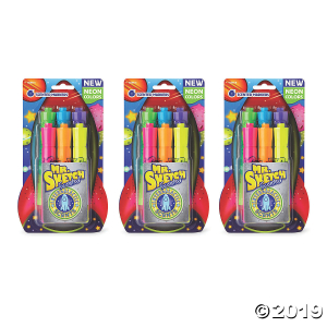 Mr. Sketch® Scented Marker, Chisel Tip, 6 Intergalactic Colors, 18 count (3 Piece(s))