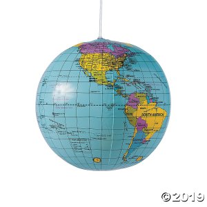 Inflatable World Globes (Per Dozen)