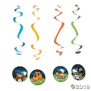 Camp Adventure Hanging Swirls (Per Dozen)