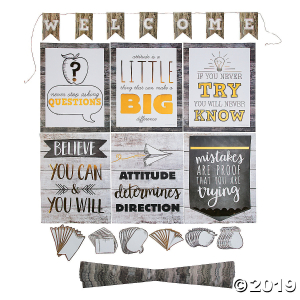 Rustic Classroom Décor Kit (1 Set(s))