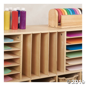 Multi-Section Storage Cabinet with 15 Bins - Clear (1 Unit(s))