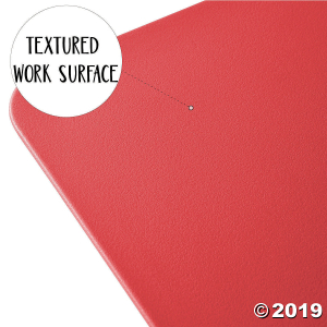 ECR4Kids The Surf Portable Lap Desk - 10 Pack, Red (10 Unit(s))