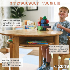 ECR4Kids Stowaway Table (1 Unit(s))