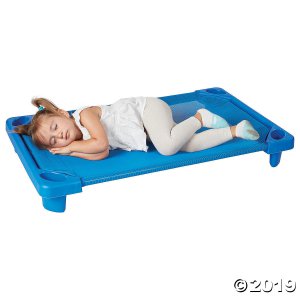 Streamline Cot Toddler Assembled - Blue - 6PK (6 Unit(s))