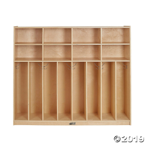 Birch 8-Section Slim-Fit Coat Locker 60in (1 Unit(s))