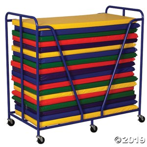 Rest Mat Trolley with 20 Rainbow Mats - Assorted (1 Unit(s))