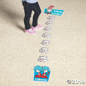 Dr. Seuss Line Leader Floor Clings (31 Piece(s))