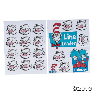 Dr. Seuss Line Leader Floor Clings (31 Piece(s))