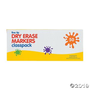 Fine Tip Dry Erase Markers 7-Color Classpack (50 Piece(s))