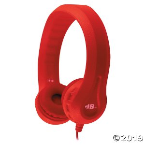 Flex-Phones Indestructible Foam Headphones, Red (1 Piece(s))
