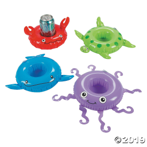 Inflatable Sea Life Floating Coasters (Per Dozen)
