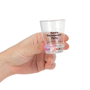 Light-Up Personalized Plastic Shot Glasses (Per Dozen)