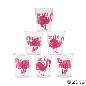 Luau Flamingo Shot Glasses (24 Piece(s))