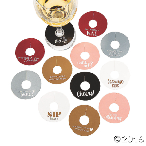 Funny Sayings Wine Tags (Per Dozen)