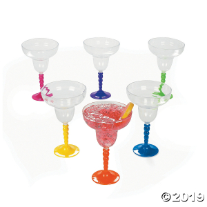Plastic Margarita Glasses (Per Dozen) Plastic Margarita Glasses (Per Dozen)