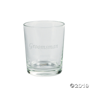 Wedding Party Shot Glasses (Per Dozen)