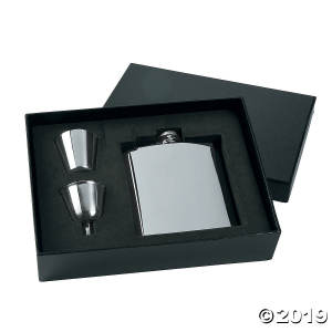 Stainless Steel Flask Gift Set (1 Set(s))