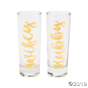 Wifey & Hubby Tall Shot Glasses (1 Set(s)) Wifey & Hubby Tall Shot Glasses (1 Set(s))