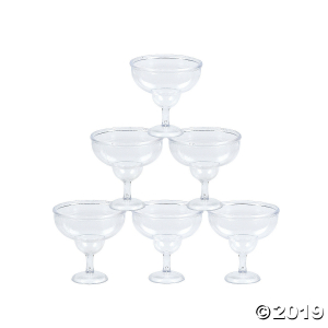 Mini Margarita Plastic Shot Glasses (Per Dozen)