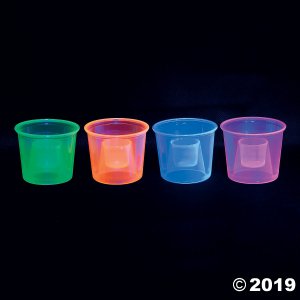 Neon Plastic Bomber Cups (20 Piece(s))