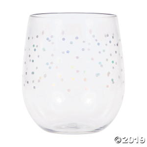 Iridescent Dots Wine Tumbler (1 Piece(s)) Iridescent Dots Wine Tumbler (1 Piece(s))