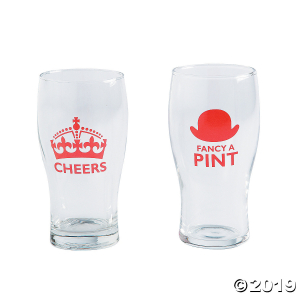 British Party Pint Glasses (4 Piece(s)) British Party Pint Glasses (4 Piece(s))